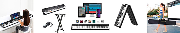 Bluetooth dual speaker 88 key 600